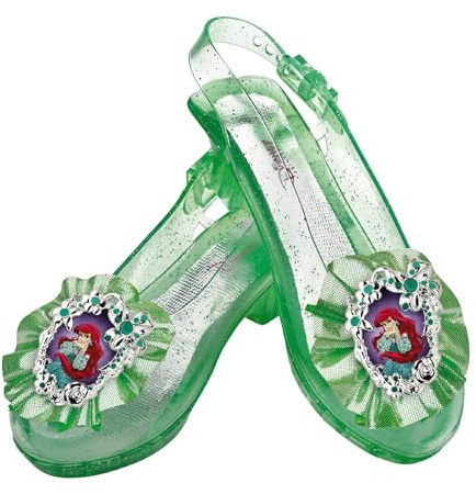 Disney Princess The Little Mermaid Ariel Sparkle Shoes, Official Disney Costume Accessories, Age Grade 4+, Fits up to Size 6