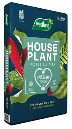 Indigo® Garden House Potting Mix For Indoor Plants - Peat-Free 20L Bag For Healthy Growth