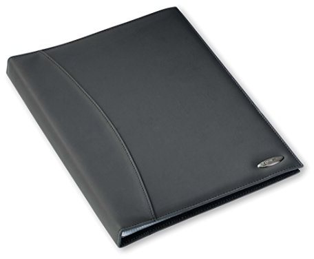 Rexel Soft Touch Sichtbuch glatt mit 36 Klarsichthüllen schwarz