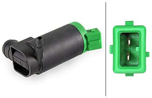 HELLA 8TW 006 848-071 Bomba de agua de lavado, lavado de parabrisas - 12V - eléctrico - Monobomba