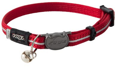 Rogz Catz AlleyCat Katzenhalsband, Größe XS, Rot