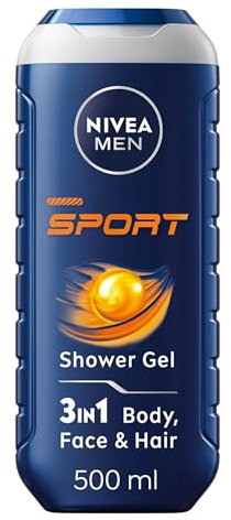 NIVEA Bath Care Shower Sport For Men, 500 ml