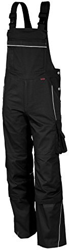 QUALITEX WORKWEAR Latzhose PRO, schwarz, Gr. 72