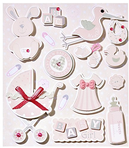 Hobbyfun 3D Sticker Baby Girl II