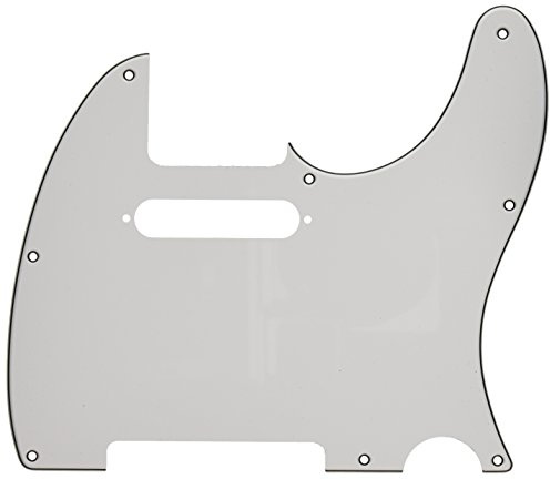 Fender 099-1355-000 3-Ply White 8-Hole Mount Telecaster Pickguard