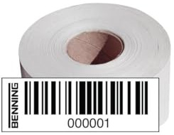 Barcodeetiketten/barcode labels Nr. 4001 BENNING 756305