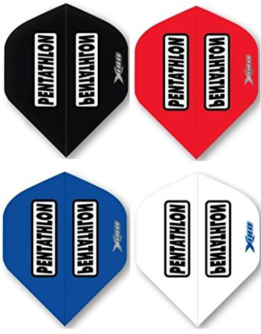 Pentathlon 4 Sets / 12 Stck Flight HD 180!!! super Tough + 1 Set Empire Flights