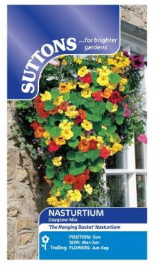 Suttons Seeds: Nasturtium Dayglow Mix Seeds
