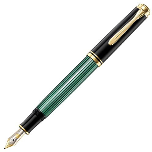 Pelikan Penna Stilografica, Verde, Nero, 1 Unità, Confezione Da 1