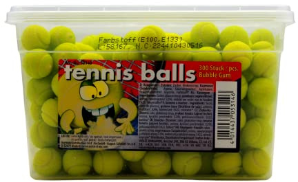 Fizzy Fruits Tennis Balls 300er Kaugummi