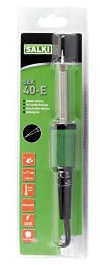 SALKI | Fer à Souder Électrique d'Étain 40W | Pointe Fine en Cône et Poignée Ergonomique Bimatériel | Vert