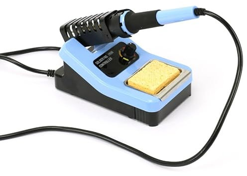 Daytools Lötstation LS-8906, 480°C | Stufenlose Temperaturregelung | 48 W Lötkolbenleistung | Mit Reinigungsschwamm und ausziehbarer Schublade | 230 V Betriebsspannung | Komplettes Set