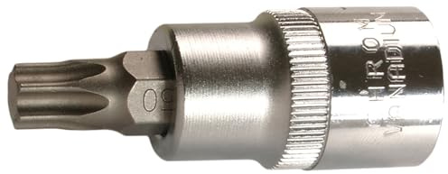 SW-Stahl 05243L Schraubendrehereinsatz 1/2 Zoll - T30 x 53mm Torx Bit | Kurzer TX-Einsatz aus robustem Chrom-Vanadium-Stahl, ideal f1r Handwerker & Werkstatt, br1nierte Oberfläche