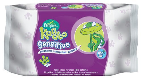Pampers Kandoo Sensitive Lot de 50 lingettes WC