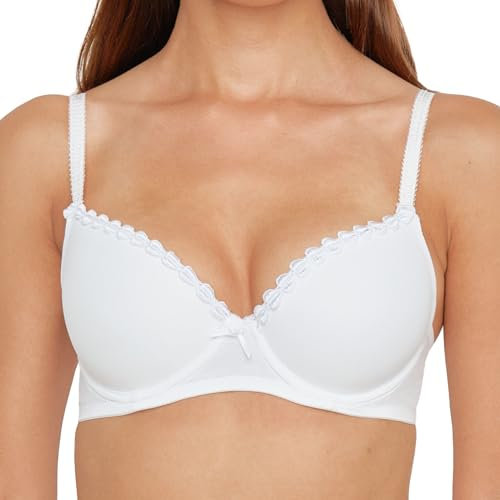 SUSA Dirndl Push Up BH 8025 mit Bügel & zierlicher Schleife - Größe A-E - Dirndl-BH mit Push-Up-Schale & verstellbaren Trägern - Hochwertige Materialien - Bequem & elegant - Ökotex Zertifiziert