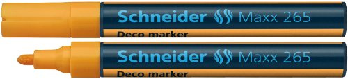 Schneider Maxx 265 Kreidemarker, Orange, 10 Stück