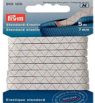 Prym Standard-Elastic Gummiband 7 mm weiß