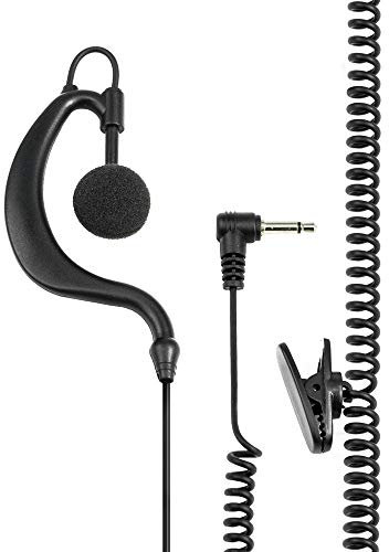 Midland EP21 Auricolare, Jack 3,5mm, Nero