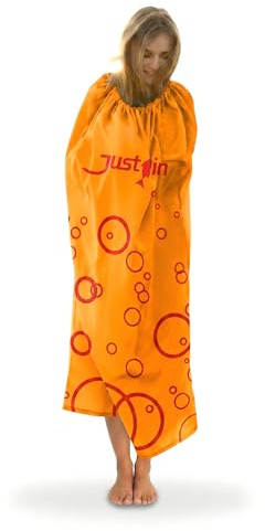Just-in die Umkleidehilfe für den Strand, Surfponcho, Umziehhilfe Damen & Herren, kompakt und Ultra leicht aus Funktionsstoff – Badeponcho