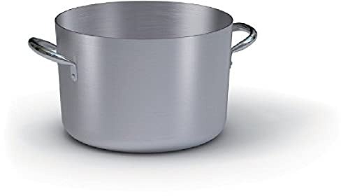 BALLARINI 7020. 24 cm hohe Pfanne, 2 Griffe in grobe, Aluminium, 24 cm