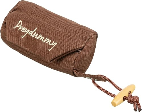 Trixie Hundespielzeug Preydummy, zum Kauen & Jagen – ø 5 x 12 cm, braun | Robustes Spielzeug für intensiven Spielspaß – beschäftigt den Hund und fördert gesundes Kauverhalten im Alltag