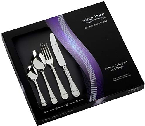 Arthur Price Kitchen 24-Piece 18/10 Stainless Steel Britannia Box Set
