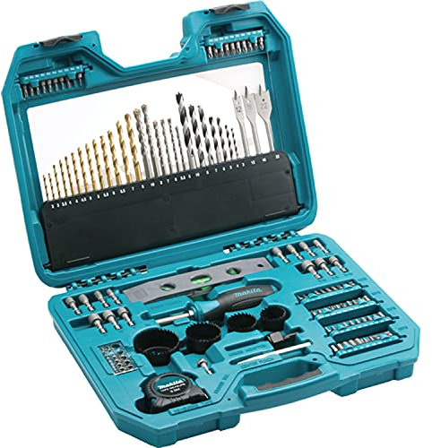Makita P-90370 120-teiliges Bohrer- und Bit-Pro-Zubehör-Set, grün