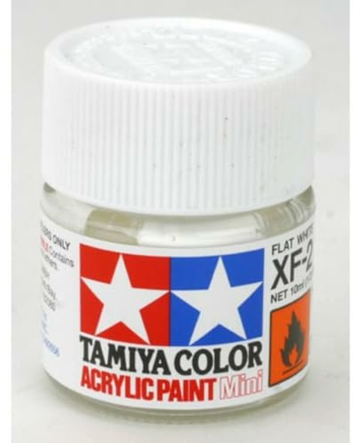 Tamiya Acrylfarbe (flach) 10 ml XF-2 Flat White