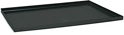 Teglia rettangolare in ferro blu con bordo dritto, diametro 60x40 cm