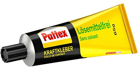 Pattex Kraftkleber lösemittelfrei, extrem starker Kleber für höchste Festigkeit, Alleskleber für den universellen Einsatz, hochwärmefester Klebstoff, 1 x 65g