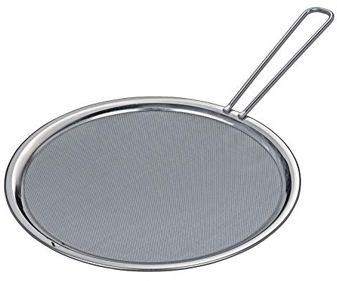 Küchenprofi Spritzschutzsieb-808052833, Edelstahl, 33 cm, silber | Fettspritzschutz, rostfreier Edelstahl, für Pfannen bis Ø 32 cm, hitzebeständig, spülmaschinenfest, langlebig, praktisch