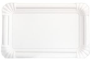 250 Pappteller eckig 13x20 cm