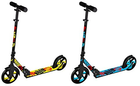 Mandelli Scooter Road, Scooter Jugend, Unisex, Blau-Schwarz-Rot, 0