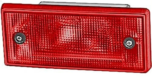 HELLA 2NE 003 734-091 Piloto antiniebla posterior - Halógena - 24/12V - Montaje - Color de tulipa: rojo - Conector: Conector plano - izquierda/derecha