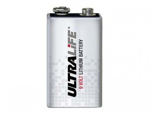 Batería de litio Ultralife tipo CR-9 V, bloque de 9 V, litio, 9 V de Ultralife
