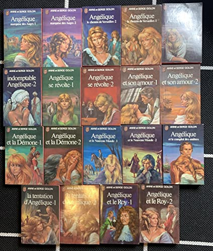 Angélique en 14 tomes complet (Angélique,marquise des anges/Le chemin de Versailles/Angélique et le Roy/Indomptable Angélique/Angélique se révolte/Angélique et son amour/Angélique et le nouveau monde/