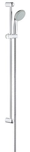 GROHE Tempesta 100 | Brause- und Duschsysteme - Brausestangenset | 900 mm, 2 Strahlarten, FESTE BOHRLÖCHER zur Befestigung, chrom | 27646000