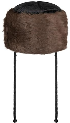 Dress Up America High Shtreimel - Chapeau en fourrure juive - Pour Halloween, Pourim et toute l'année - Couvre-chef juif traditionnel - Adulte