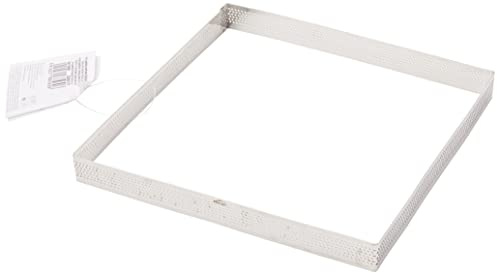 LACOR 68560 Cercle Carre perforé Acier Inoxydable Gris 20 cm