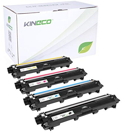 Kineco 4X Toner ersetzt TN241 TN245 Multipack für Brother HL-3142CW MFC-9332CDW