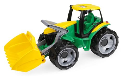 Lena 02057 - Starke Riesen Traktor mit Frontlader, grün/gelb, ca. 62 cm