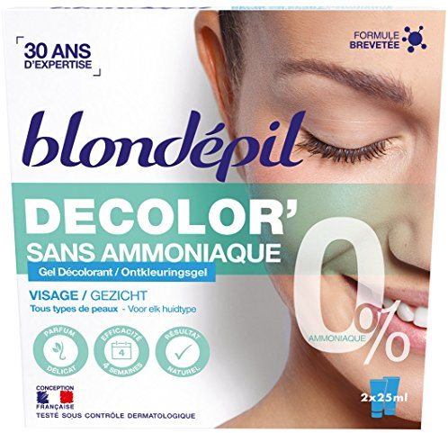 Blondepil Gel Colour Remover Without Ammonia for Face (2 x 25 ml)