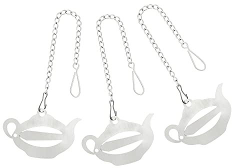 teeverliebt - Teefilterhalter Click 3x Halter für Teefilter aus Edelstahl, Filterhalter