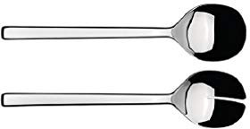 Alessi REB09/14 - Cubiertos para Ensalada (Acero Inoxidable 18/10), Color Brillante