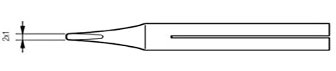 0400705 Lötspitze JBC LD T10D
