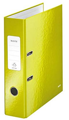 Leitz Qualitäts-Ordner WOW A4 80mm grün metallic 10er Pack