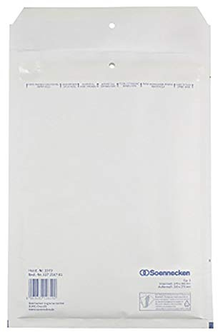 SOE Luftkuddväska 2373 D vit klor. Innermått: 20 x 27,5 cm K = 100 st