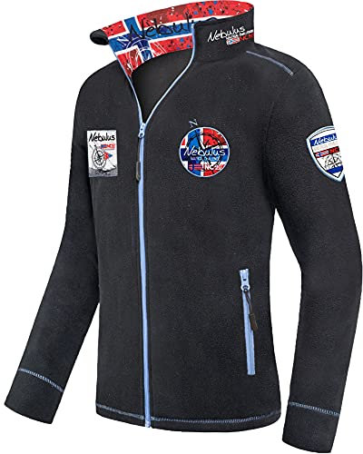 Nebulus T181 - Fleecejacke Henson (Model: Q2108 - Herren, schwarz; Größe: XL)
