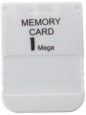 SODIAL(R) 1Mo Carte de memoire de jeu blanche pour Playstation 1 PSX