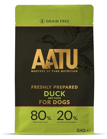 AATU 80/20 hundfoder – torr spannmålsfri – olika storlekar och smaker, hög andel kött och utan konstgjorda smakförstärkare